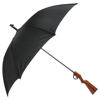 ЗОНТ РУЖЬЁ , зонт охотника, зонт в виде ружья, зонтик, umbrella gun, ружьё, от дождя, чёрный