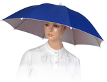 зонтик, на голову, зонт-шляпа, от дождя, синий зонтик, зонт от солнца, зонты, umbrella