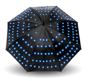 Светящийся зонт, TWILIGHT UMBRELLA, зонтик, от дождя, с диодами, светится, led, Light-Up, Starlight