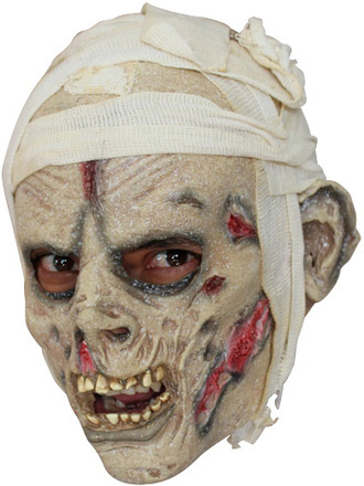 маска мумии, страшная маска, силиконовая маска, латексная маска, маска из латекса, ужасная маска