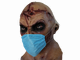 Страшная маска из латекса. Зомби с лоботомия, ужасная маска, маска зомби, ghoulish production