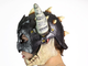 Маска - шлем с рогами, из латекса, латексная, силиконовая, шлем, с рогами, ужас, маскарад, карнавал