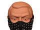 Кожаный намордник,  МОТО МАСКА, ГОТИК-ПАНК, маска с шипами, маска с люверсами, кибер панк