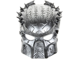 страшная маска, маска хищника, хищник, пластиковая, серебряная, на голову,  Aliens vs Predator, mask